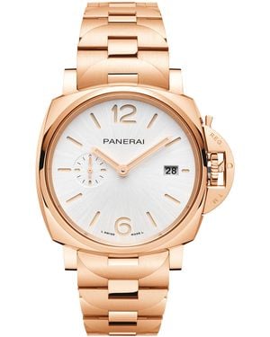 Panerai Rose Luminor Due Tuttooro Watch - Metallic