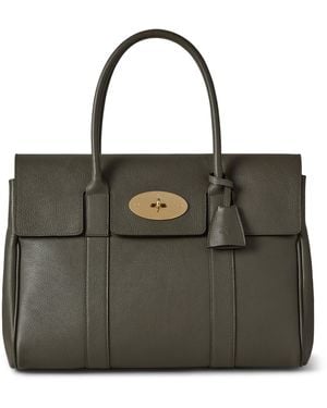 Mulberry Leather Bayswater Top-Handle Bag - Black