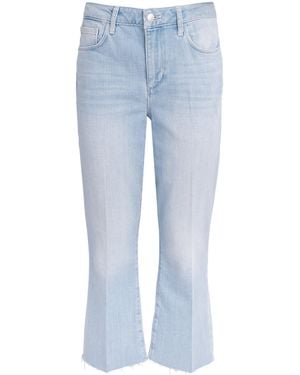 L'Agence Cropped Kendra Flared Jeans - Blue