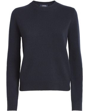 Max Mara Wool-Cashmere Jumper - Blue