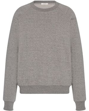 The Row Eulalia Cotton-Cashmere Sweatshirt - Grey