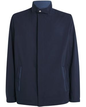 Paul & Shark Reversible Typhoon Platinum Jacket - Blue