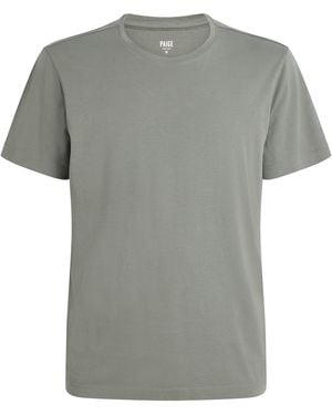 PAIGE Pima Cotton Sorden T-Shirt - Grey