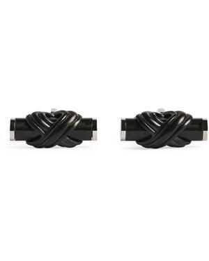 Tateossian Knot Cufflinks - Black