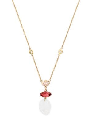 Jacquie Aiche And Tourmaline Triple Step Necklace - Metallic