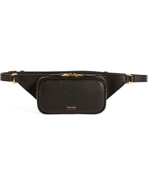 Tom Ford Micro Leather Belt Bag - Black