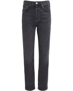 Agolde '90S Pinch Waist Straight Jeans - Grey