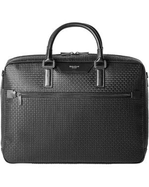 Serapian Slim Stepan Briefcase - Black