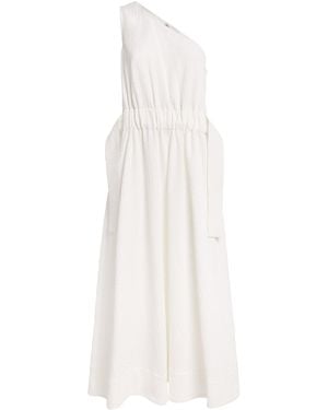 Tory Burch Belted Maxi Dress - White