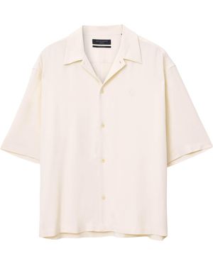 AllSaints Embroidered Rialto Shirt - White