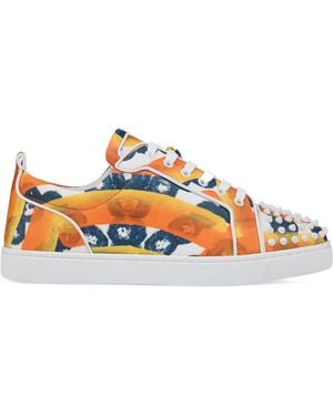 Christian Louboutin Louis Junior Spikes Orlato Sneakers - Multicolor