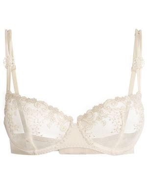Simone Perele Lace Délice Half-Cup Bra - Natural