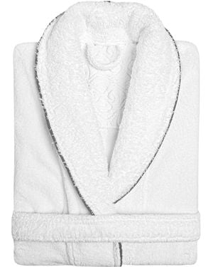 Graccioza Cotton Portobello Bathrobe - White