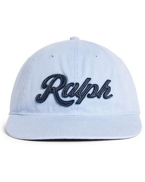 Polo Ralph Lauren Cotton Script Baseball Cap - Blue