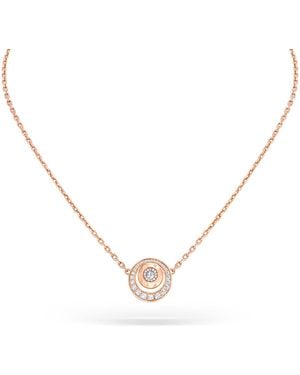 David Morris Rose And Diamond Rose Cut Forever Necklace - Metallic