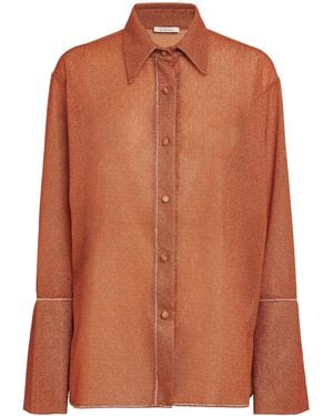 Oséree Glazed Lumière Shirt - Brown