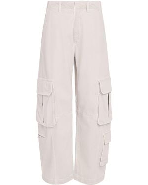 Agolde Ambika Cargo Pants - White