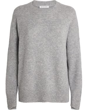 Iris Von Arnim Cashmere-Silk Blenda Sweater - Grey
