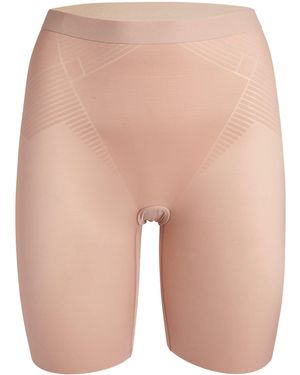 Spanx Shape Invisible Mid-Thigh Shorts - Natural