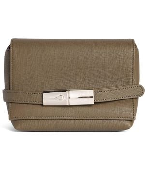 Longchamp Leather Le Smart Cross-Body Bag - Natural