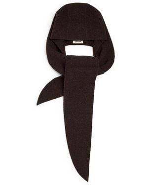 Aeron Llama-Blend Nelly Hood Scarf - Black