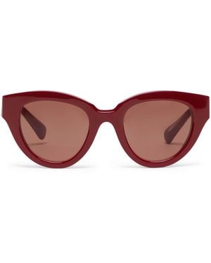 Max Mara Acetate Butterfly Sunglasses - Pink