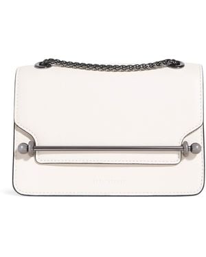 Strathberry Mini Leather East/West Shoulder Bag - Natural
