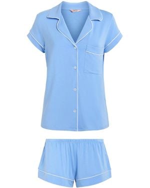 Eberjey Gisele Short Pajama Set - Blue