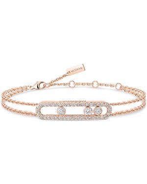 Messika Move Classique And Diamond Pavé Bracelet - Metallic