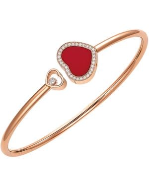Chopard And Diamond Happy Diamonds Bangle - Metallic