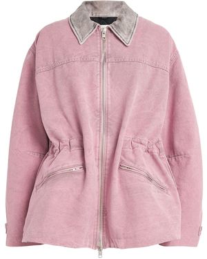 Haikure Cotton Canvas Jocelyn Bell Jacket - Pink