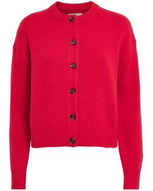 Barbour Wool-Cashmere Woodhouse Cardigan - Red