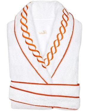 Pratesi Cotton Treccia Bathrobe - White