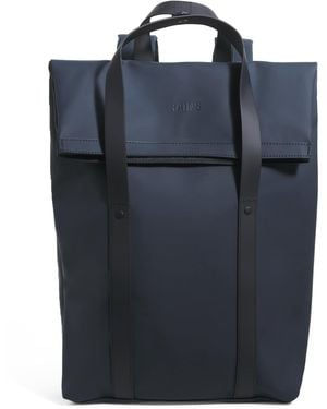 Rains Waterproof 2-Way Tote Backpack - Blue
