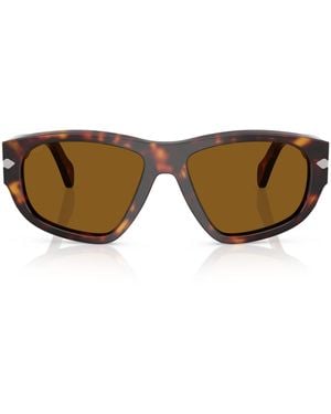 Persol Acetate Irregular Sunglasses - Brown