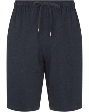 Derek Rose Marlowe Lounge Shorts - Blue
