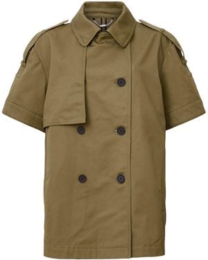 AllSaints Cotton Flow Jacket - Green