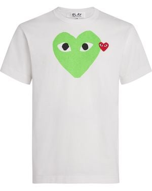 COMME DES GARÇONS PLAY Heart Logo T-Shirt - Green