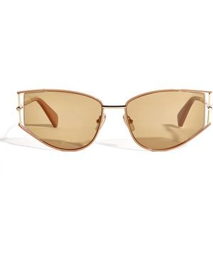 Max Mara Cat-Eye Sunglasses - Natural
