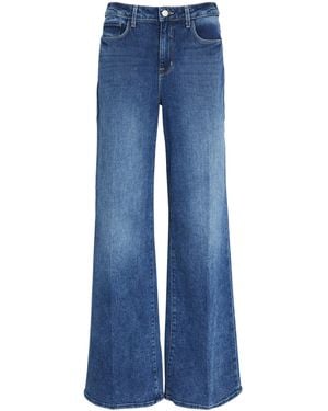 L'Agence Alicent Wide-Leg Jeans - Blue