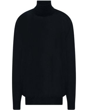 The Row Nabari Cashmere Rollneck Jumper - Blue