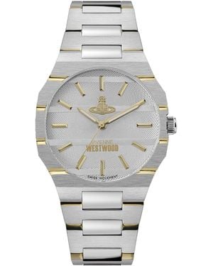 Vivienne Westwood Stainless Steel The Bank Watch - Grey