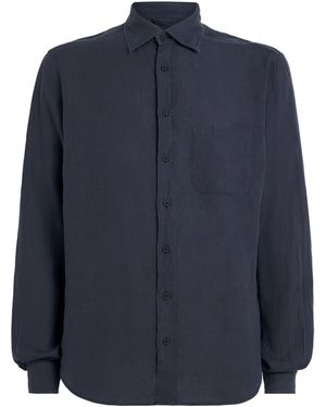 Sease Hemp Long-Sleeve Shirt - Blue