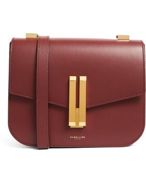 DeMellier Leather Vancouver Cross-body Bag - Red