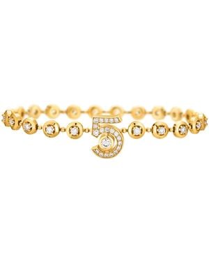 CHANEL And Diamond Eternal N°5 Diamond Line Bracelet - Metallic