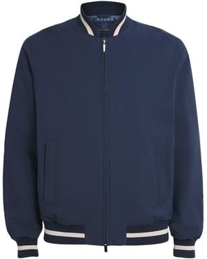 Paul & Shark Typhoon Platinum Bomber Jacket - Blue