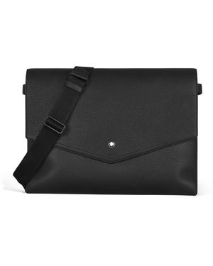 Montblanc Grained Leather Companion Briefcase - Black