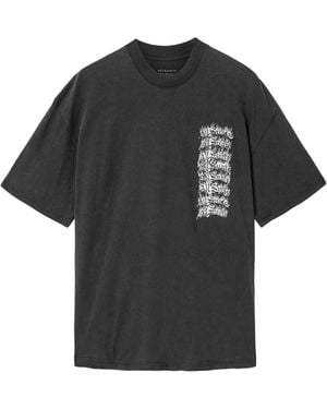 AllSaints Organic Cotton Repeat T-Shirt - Black