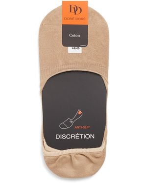 Doré Doré Cotton Invisible Liner Socks - Grey