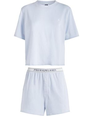 Polo Ralph Lauren Terry Short Pyjama Set - Blue